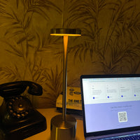 LED Touch Sensor Lamp – Premium Metal Rechargeable Light