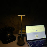 LED Touch Sensor Lamp – Premium Metal Rechargeable Light