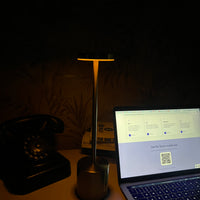 LED Touch Sensor Lamp – Premium Metal Rechargeable Light